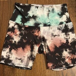 Onzie Multicolor High-Waisted Shorts